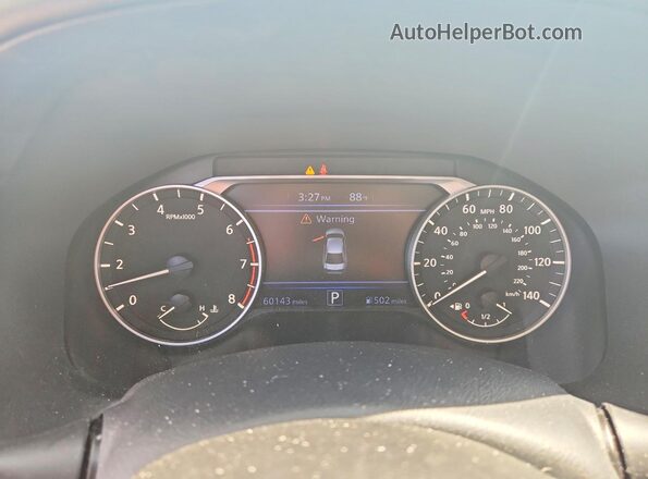 1N4BL4CV3MN398205 2021 NISSAN ALTIMA White Սարքավորումների վահանակի տեսք