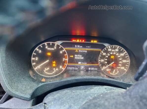 1N4BL4CV3PN345105 2023 NISSAN ALTIMA White Instrument cluster view