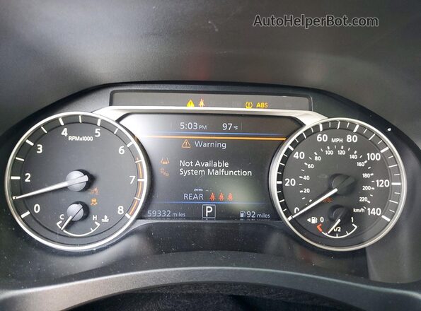 1N4BL4CV3RN383971 2024 NISSAN ALTIMA Gray Instrument cluster view