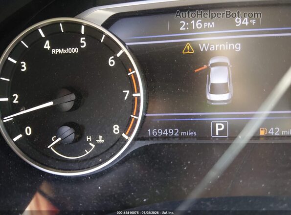 1N4BL4CV4KC193016 2019 NISSAN ALTIMA Black Вид задніх сидінь