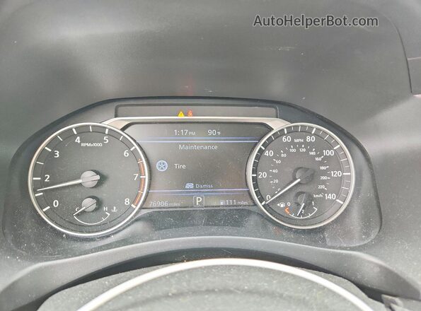 1N4BL4CV4LC123825 2020 NISSAN ALTIMA Gray Vista del cuadro de instrumentos