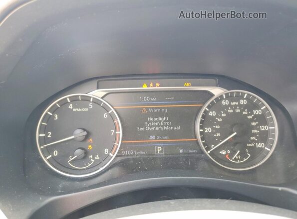 1N4BL4CV4LN309501 2020 NISSAN ALTIMA Черный Вид щитка приборов