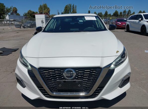1N4BL4CV4MN333458 2021 NISSAN ALTIMA White Vista del cuadro de instrumentos