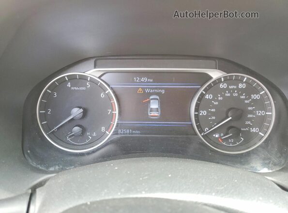 1N4BL4CV4MN361311 2021 NISSAN ALTIMA Gray Instrument cluster view