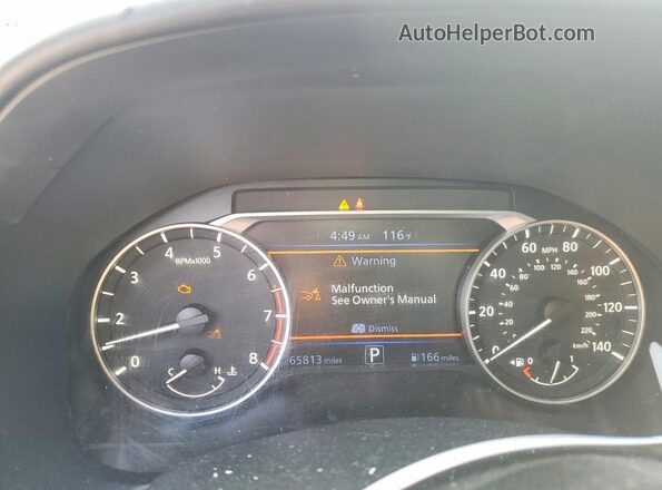 1N4BL4CV4MN368839 2021 NISSAN ALTIMA Black ხელსაწყოთა პანელის ხედი