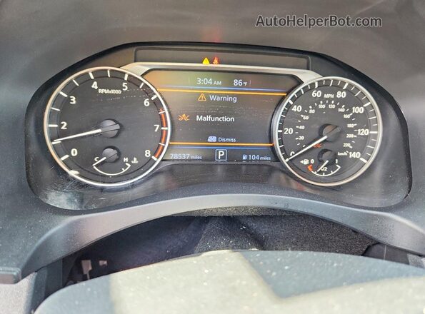 1N4BL4CV4MN415139 2021 NISSAN ALTIMA Gray Вид щитка приладів