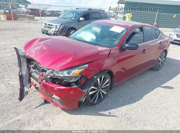 1N4BL4CV5KC192800 2019 NISSAN ALTIMA Red Vista tres cuartos delantera izquierda