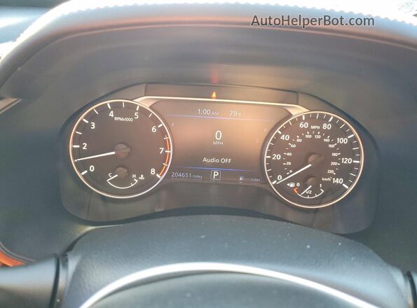 1N4BL4CV5KC214777 2019 NISSAN ALTIMA White Вид щитка приладів