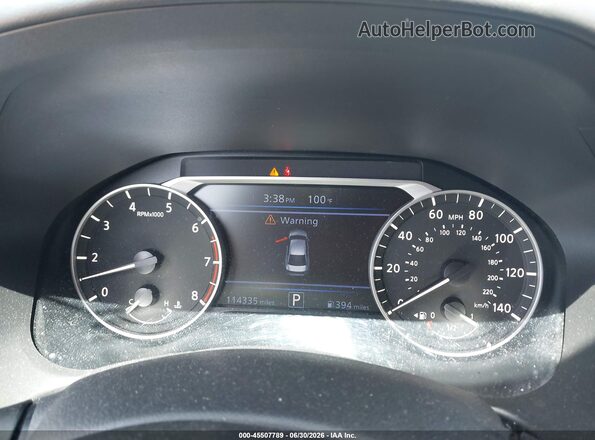 1N4BL4CV5LC232889 2020 NISSAN ALTIMA Silver Հետևի նստատեղերի տեսք