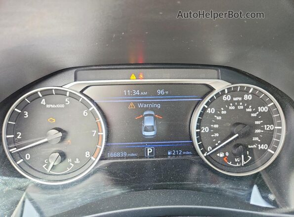 1N4BL4CV5MN332903 2021 NISSAN ALTIMA Gray Instrument cluster view