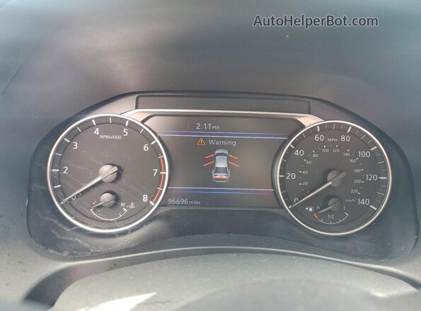 1N4BL4CV5PN307391 2023 NISSAN ALTIMA Red Вид щитка приладів