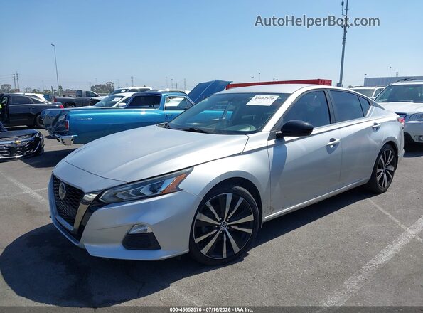 1N4BL4CV6KC106636 2019 NISSAN ALTIMA Silver წინა მარცხენა ხედი სამი მეოთხედიდან