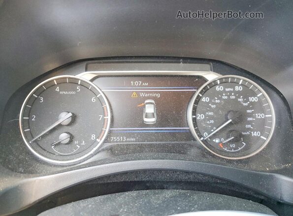 1N4BL4CV6KC123405 2019 NISSAN ALTIMA Черный Вид щитка приборов