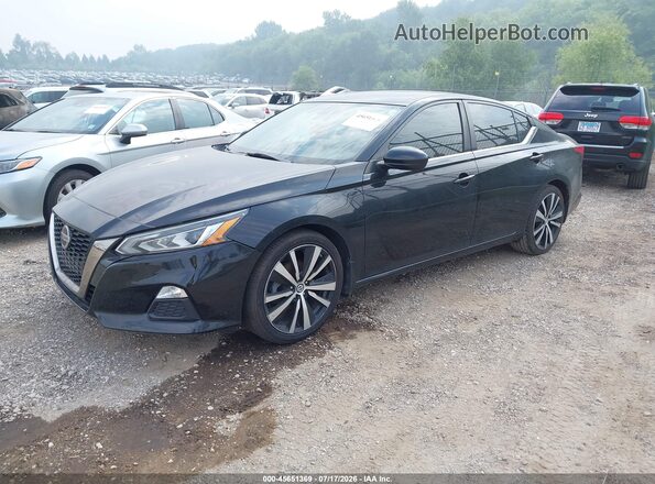 1N4BL4CV6KC182003 2019 NISSAN ALTIMA Black Առջևի ձախ երեք քառորդ տեսարան
