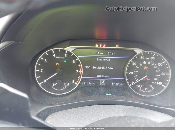 1N4BL4CV6KC219311 2019 NISSAN ALTIMA Black უკანა სავარძლების ხედი