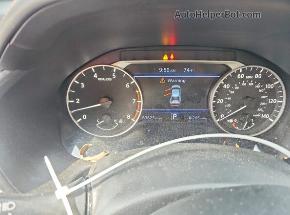 1N4BL4CV6LC267702 2020 NISSAN ALTIMA Черный Вид щитка приборов