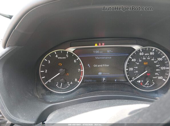 1N4BL4CV6LN304476 2020 NISSAN ALTIMA Black უკანა სავარძლების ხედი