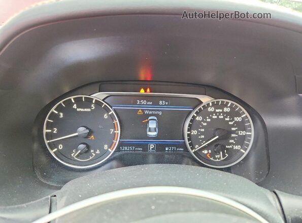1N4BL4CV6MN327824 2021 NISSAN ALTIMA Red Widok zestawu wskaźników