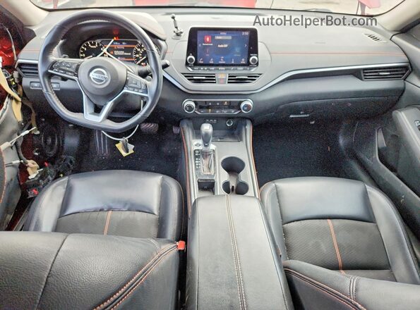 1N4BL4CV6MN327824 2021 NISSAN ALTIMA Red Widok deski rozdzielczej
