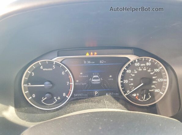 1N4BL4CV6MN402490 2021 NISSAN ALTIMA Gray Вид щитка приладів