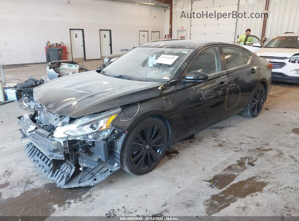1N4BL4CV6NN334788 2022 NISSAN ALTIMA Black Առջևի ձախ երեք քառորդ տեսարան