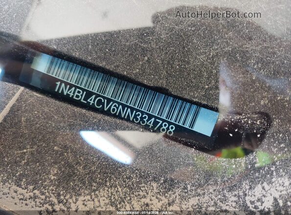 1N4BL4CV6NN334788 2022 NISSAN ALTIMA Black Շարժիչի բաժամունքի տեսք