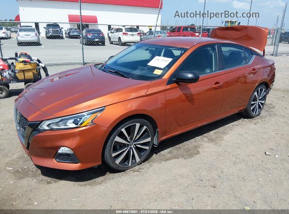 1N4BL4CV7KC238496 2019 NISSAN ALTIMA Orange Առջևի ձախ երեք քառորդ տեսարան