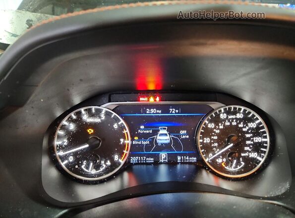 1N4BL4CV7LC172436 2020 NISSAN ALTIMA Black ხელსაწყოთა პანელის ხედი
