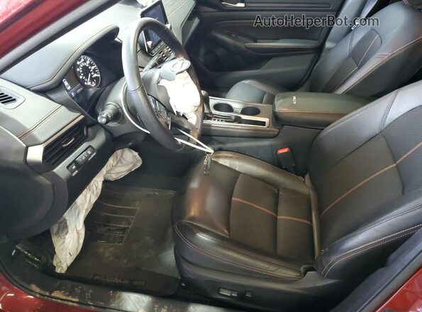 1N4BL4CV7MN374411 2021 NISSAN ALTIMA Maroon Widok wnętrza z przodu