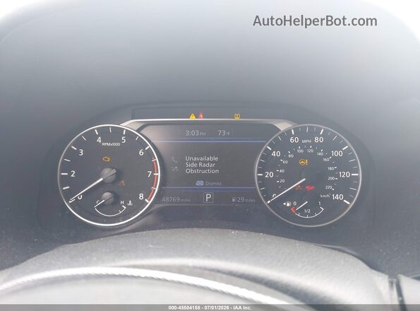 1N4BL4CV7NN397754 2022 NISSAN ALTIMA Gray Widok tylnych siedzeń