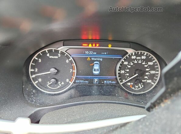1N4BL4CV7NN415248 2022 NISSAN ALTIMA White Instrument cluster view