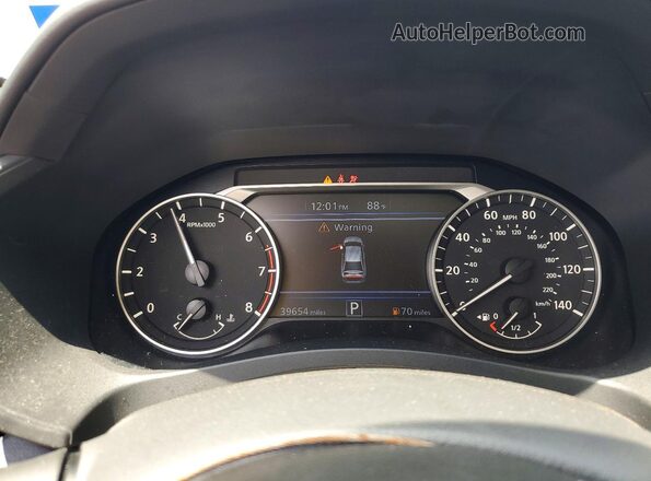 1N4BL4CV7PN309840 2023 NISSAN ALTIMA Черный Вид щитка приборов