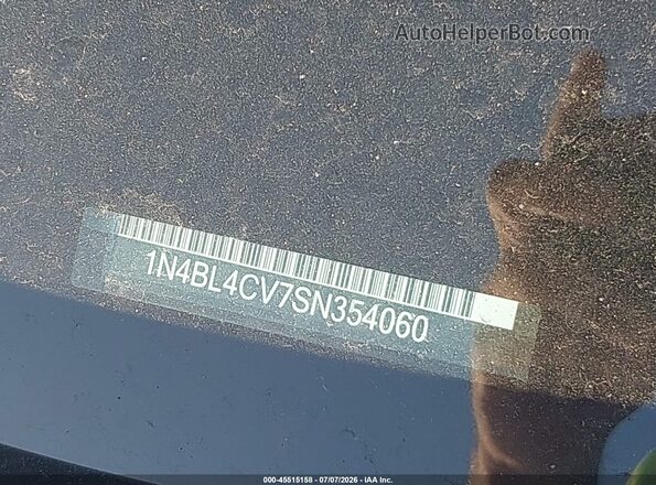 1N4BL4CV7SN354060 2025 NISSAN ALTIMA Gray 