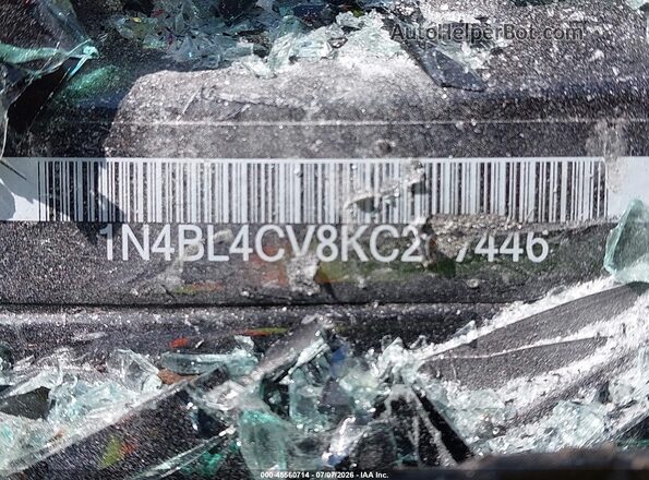 1N4BL4CV8KC217446 2019 NISSAN ALTIMA Черный Вид подкапотного пространства