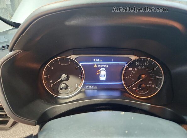 1N4BL4CV8KC236983 2019 NISSAN ALTIMA Серый Вид щитка приборов