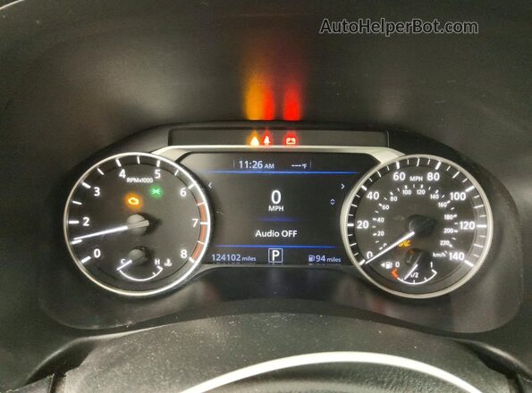 1N4BL4CV8KC251015 2019 NISSAN ALTIMA Black Instrument cluster view
