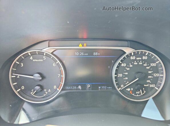 1N4BL4CV8KN321164 2019 NISSAN ALTIMA Silver Вид щитка приладів