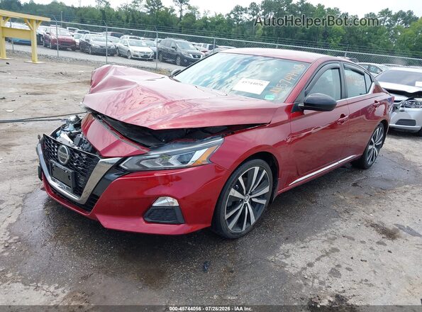 1N4BL4CV8LC140191 2020 NISSAN ALTIMA Red Vista tres cuartos delantera izquierda