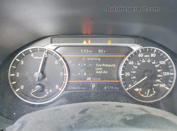 1N4BL4CV8LN305113 2020 NISSAN ALTIMA Burgundy ხელსაწყოთა პანელის ხედი