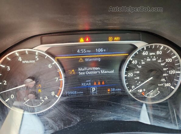 1N4BL4CV8RN363148 2024 NISSAN ALTIMA Белый Вид щитка приборов