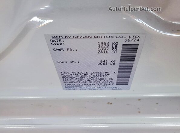 1N4BL4CV8RN432842 2024 NISSAN ALTIMA Gray ძრავის განყოფილების ხედი