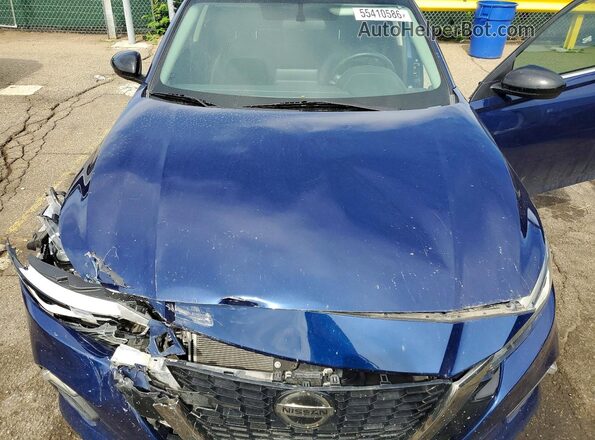1N4BL4CV9KC225880 2019 NISSAN ALTIMA Blue უკანა სალონის ხედი