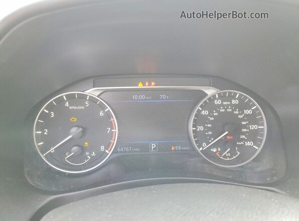 1N4BL4CV9KC225880 2019 NISSAN ALTIMA Blue ხელსაწყოთა პანელის ხედი