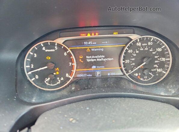 1N4BL4CV9LC130155 2020 NISSAN ALTIMA Silver Instrument cluster view