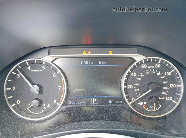 1N4BL4CV9MN304425 2021 NISSAN ALTIMA Gray Widok zestawu wskaźników