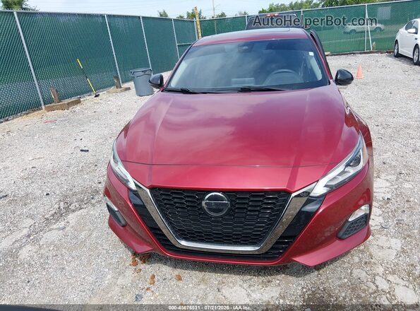 1N4BL4CV9MN342821 2021 NISSAN ALTIMA Red ხელსაწყოთა პანელის ხედი