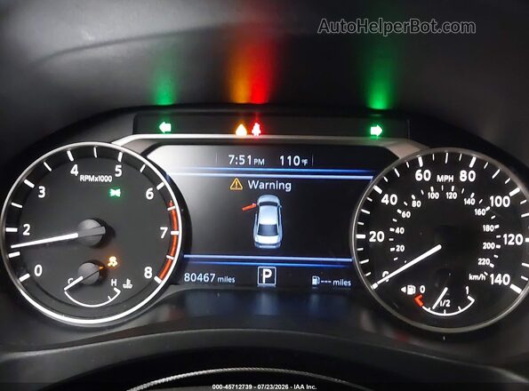 1N4BL4CV9MN346061 2021 NISSAN ALTIMA White Вид задніх сидінь