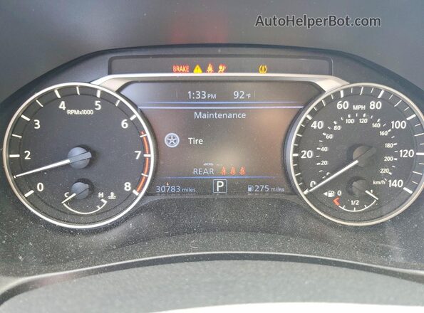 1N4BL4CV9PN363737 2023 NISSAN ALTIMA Gray Vista del cuadro de instrumentos