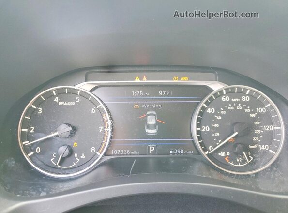 1N4BL4CVXKN308240 2019 NISSAN ALTIMA Orange Սարքավորումների վահանակի տեսք