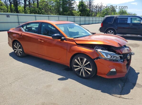1N4BL4CVXLC127992 2020 NISSAN ALTIMA Оранжевый Передняя правая четверть